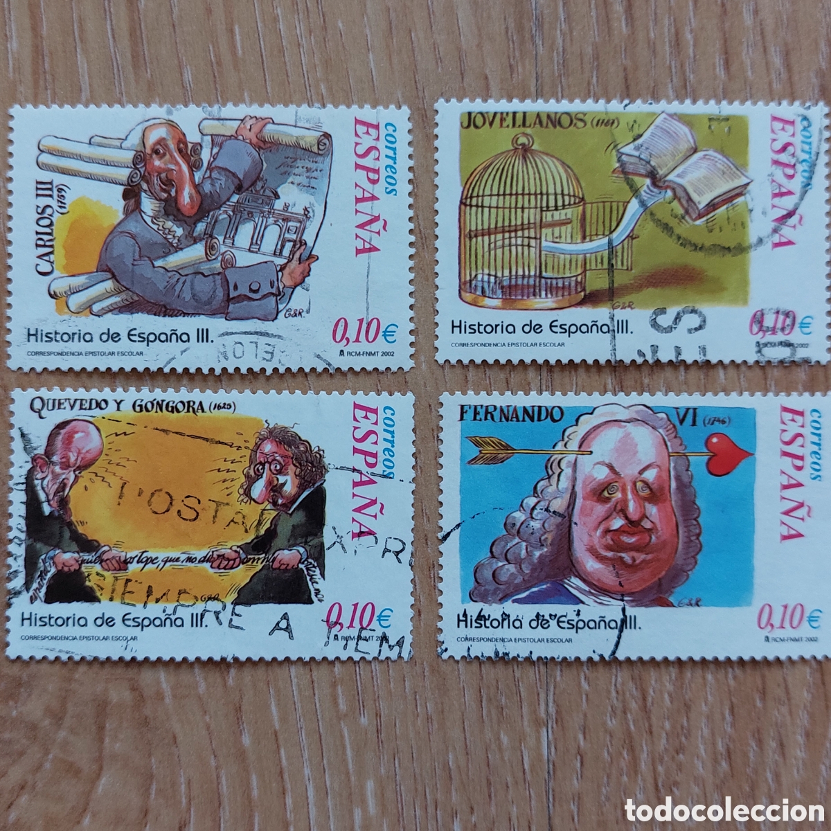 Sellos: 2002 Espa&ntilde;a Usado Historia de Espa&ntilde;a III