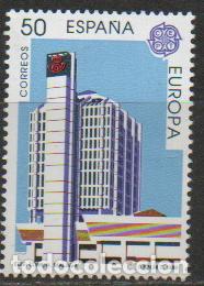 Sellos: EDIFIL 3059, EUROPA 1990, EDIFICIO DE COMUNICACIONES DE MALAGA, NUEVO **