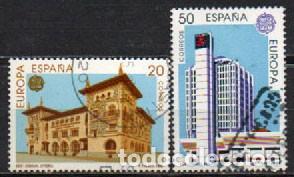 Sellos: EDIFIL 30EDIFIL 3058/9, EUROPA 1990, ESTABLECIMIENTOS POSTALES DE VITORIA, USADO, SERIE COMPLETA