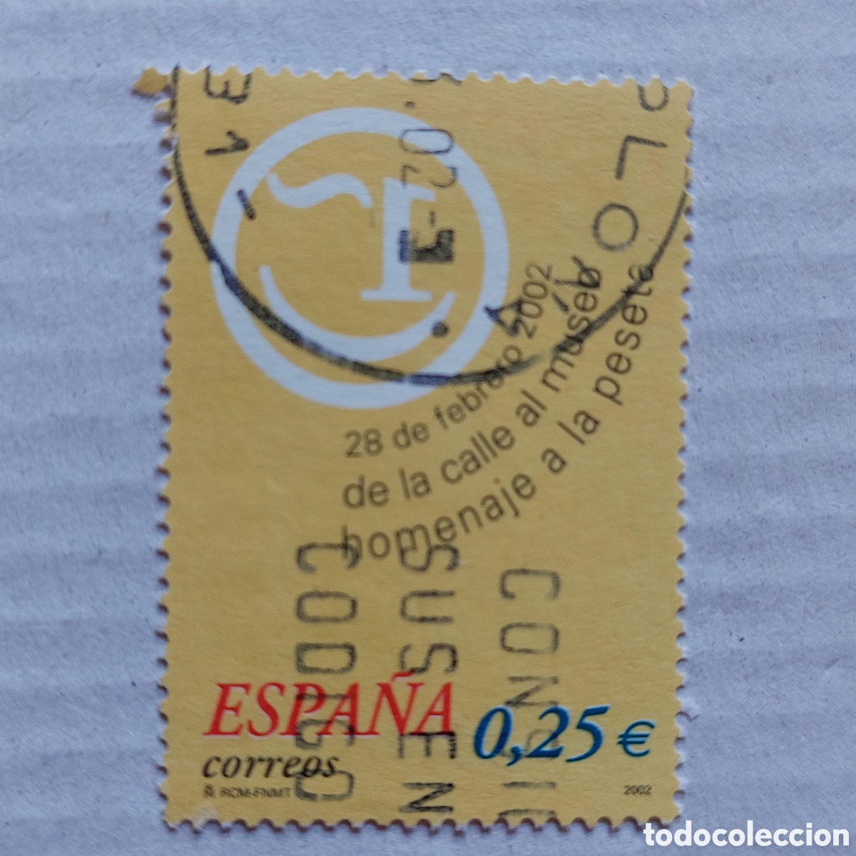 Sellos: 2002 Espa&ntilde;a Usado Homenaje a la Peseta