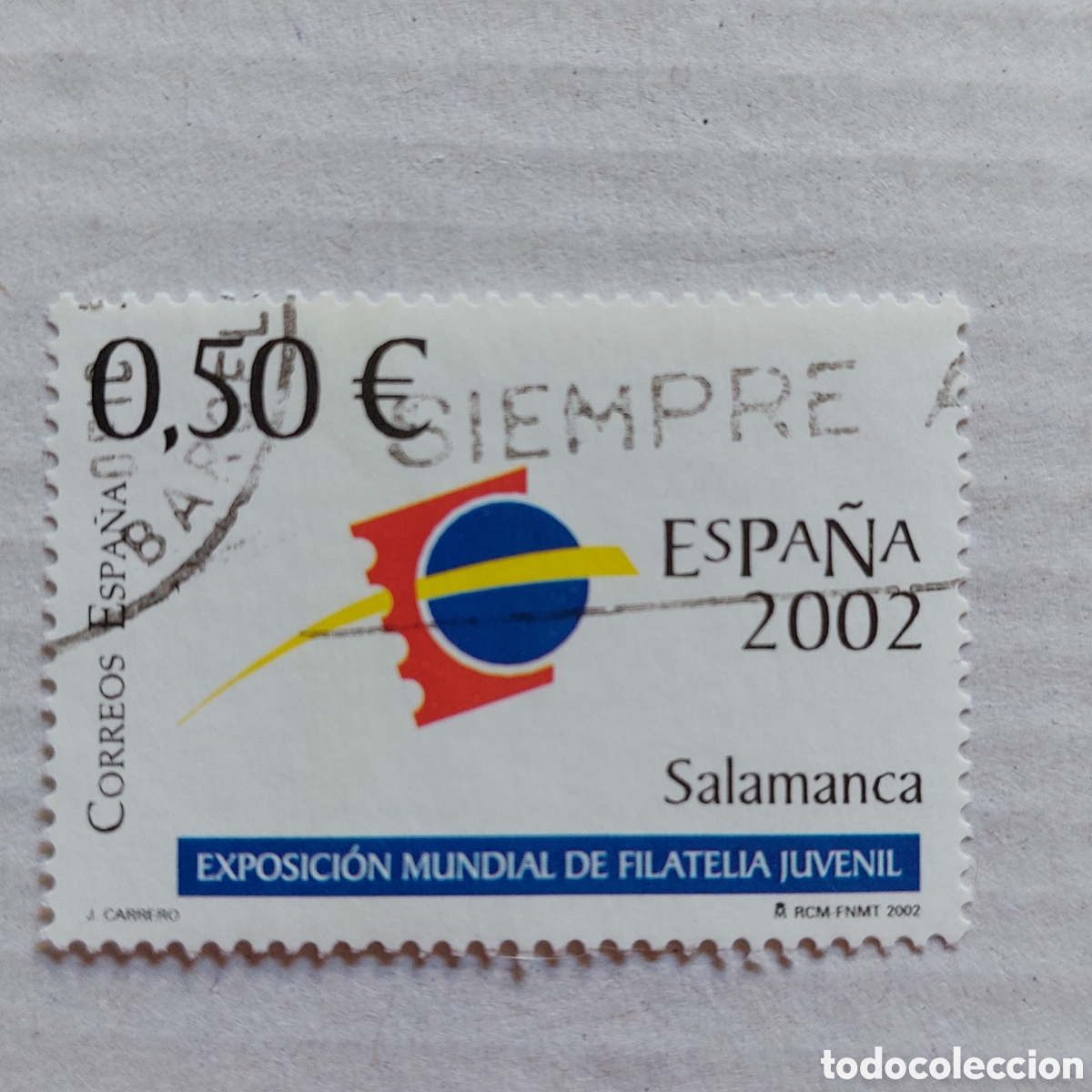 Sellos: 2002 Espa&ntilde;a Usado Exposici&oacute;n Mundial de Filatelia Juvenil Salamanca en 2002