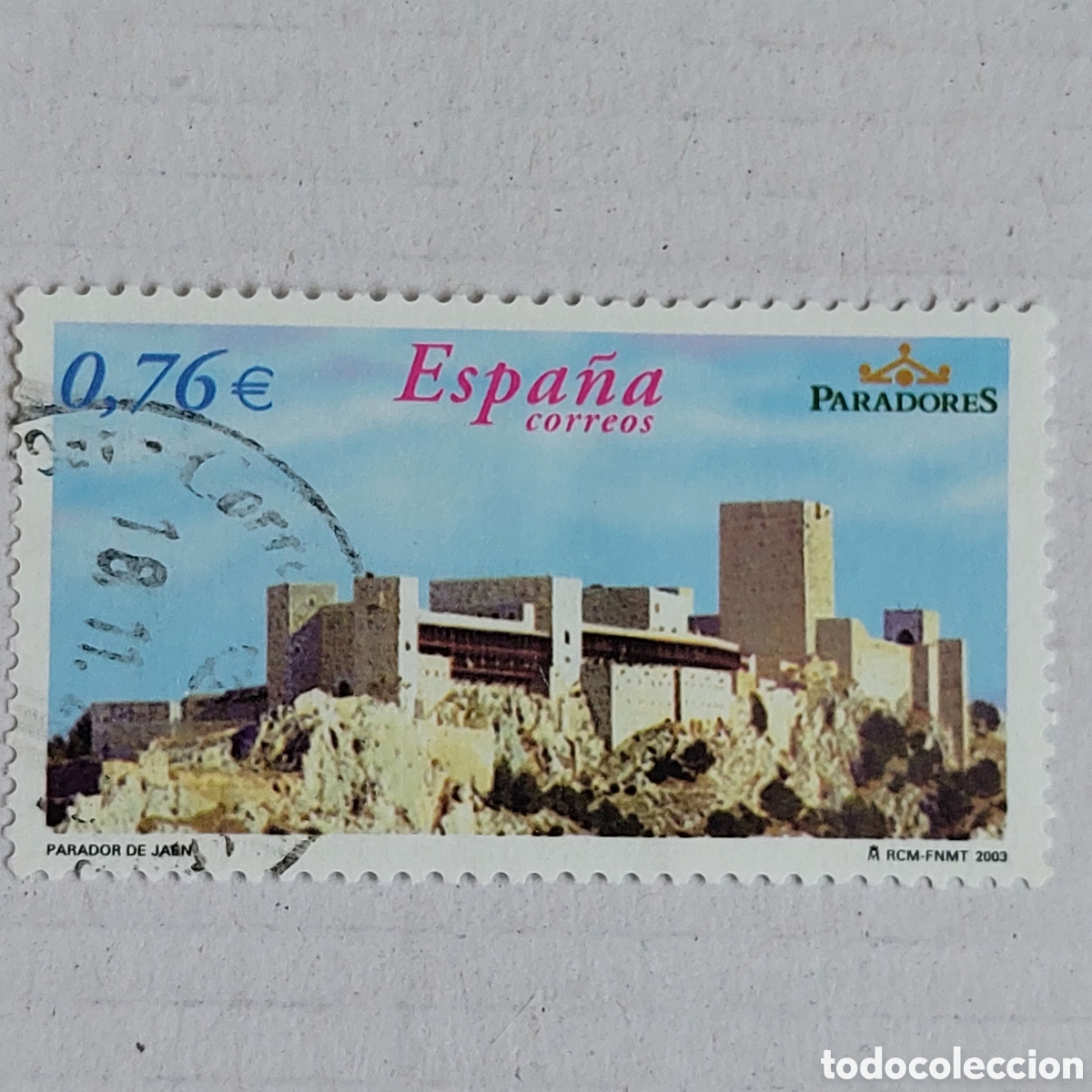 Sellos: 2003 Espa&ntilde;a Usado Parador de Ja&eacute;n Paradores