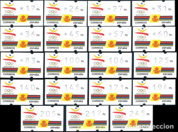 Sellos: 257999 MNH ESPA&Ntilde;A 1992 25 JUEGOS OLIMPICOS VERANO BARCELONA 1992