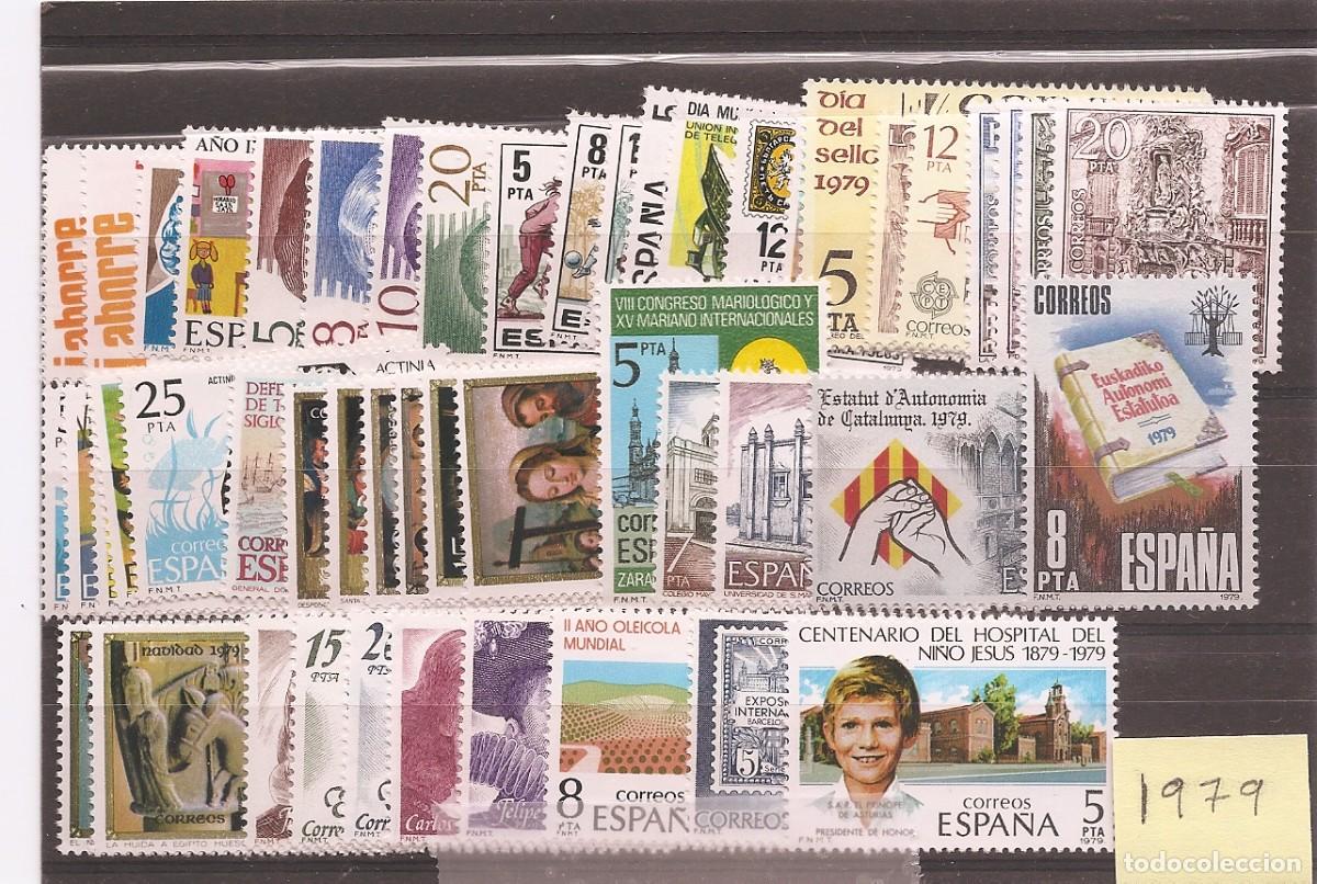 Sellos: Sellos de Espa&ntilde;a A&ntilde;o 1979 A&ntilde;o completo Sellos nuevos**