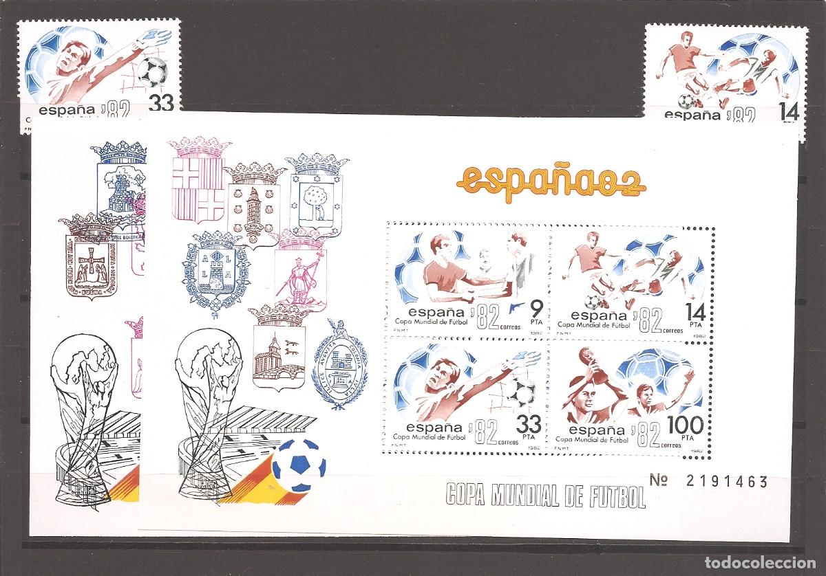 Sellos: Sellos de Espa&ntilde;a A&ntilde;o 1982 A&ntilde;o completo Sellos nuevos** Incluye 1 Juego HB Espa&ntilde;a&acute;82