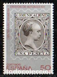 Sellos: EDIFIL 3024, CENTENARIO DE LA PRIMERA EMISION DE ALFONSO XIII, NUEVO ***