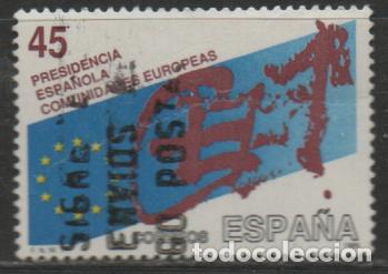Sellos: EDIFIL 3010, PRESIDENCIA ESPA&Ntilde;OLA COMUNIDADES EUROPEAS, USADO