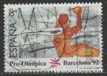Sellos: EDIFIL N&ordm; 2994, BALONMANO, JUEGOS OLIMPICOS DE BARCELONA 92, USADO