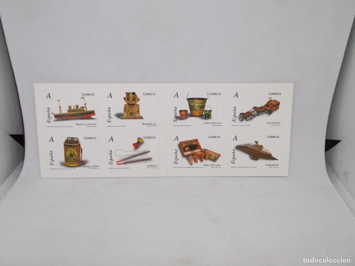 Sellos: Espa&ntilde;a 2008. Juguetes Carnet de 8 sellos Tarifa A.Nuevos