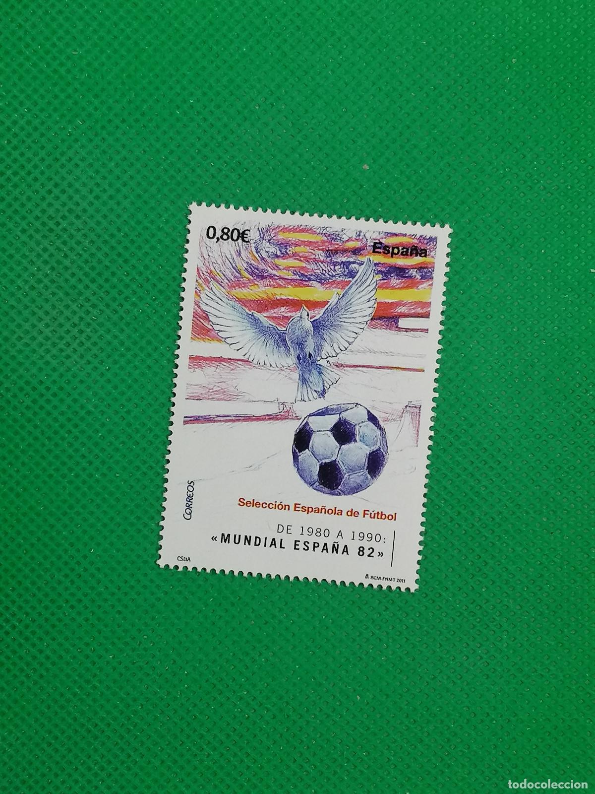 Sellos: SELLO CORREOS SIN USAR SELECCION ESPA&Ntilde;OLA MUNDIAL ESPA&Ntilde;A 82 0.8&euro; 1980 A 1990 FNMT 2011