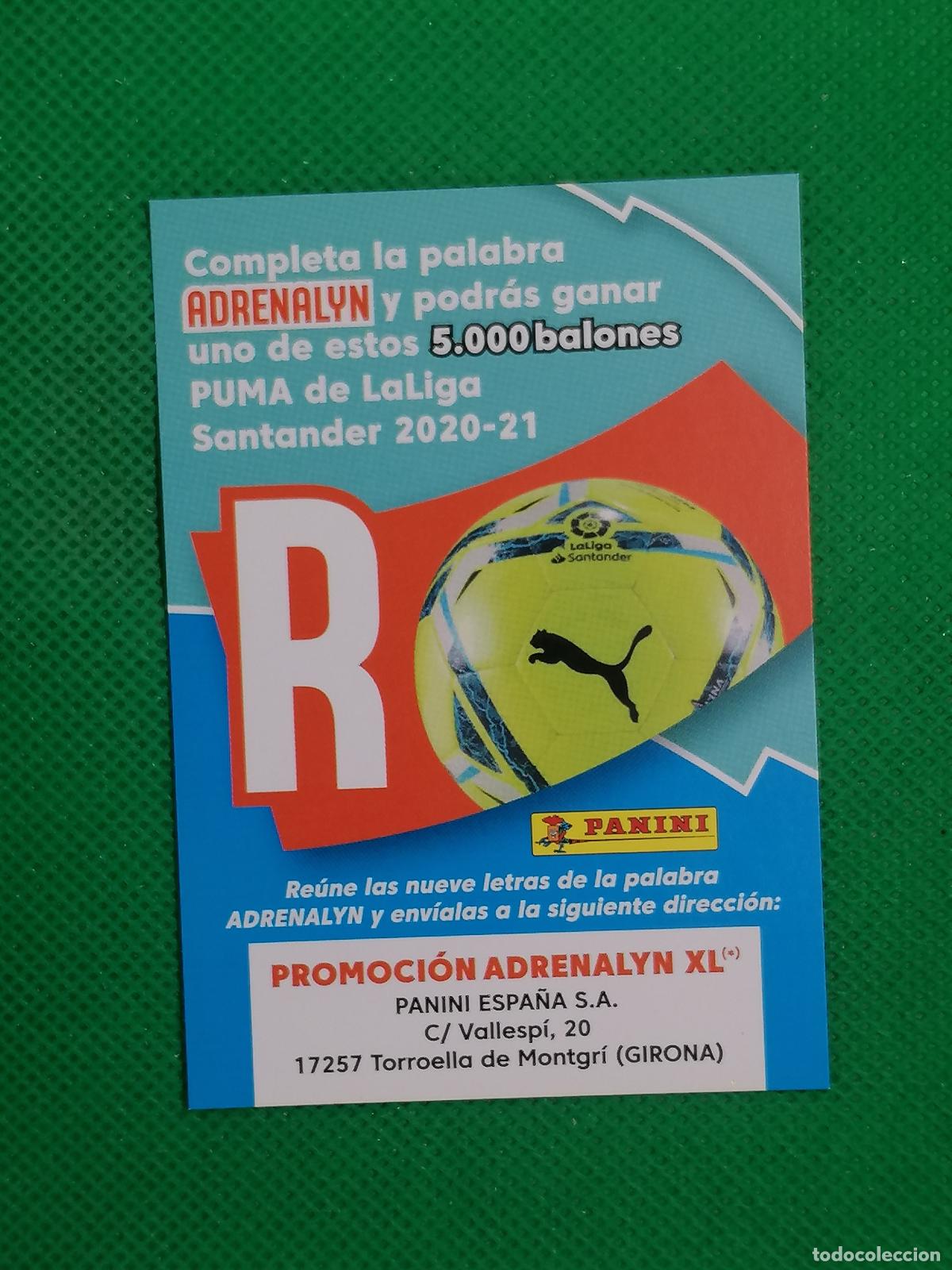 Sellos: PROMOCION BALON LETRA R ⚽ PANINI ADRENALYN 20 21 2020 2021 ⚽