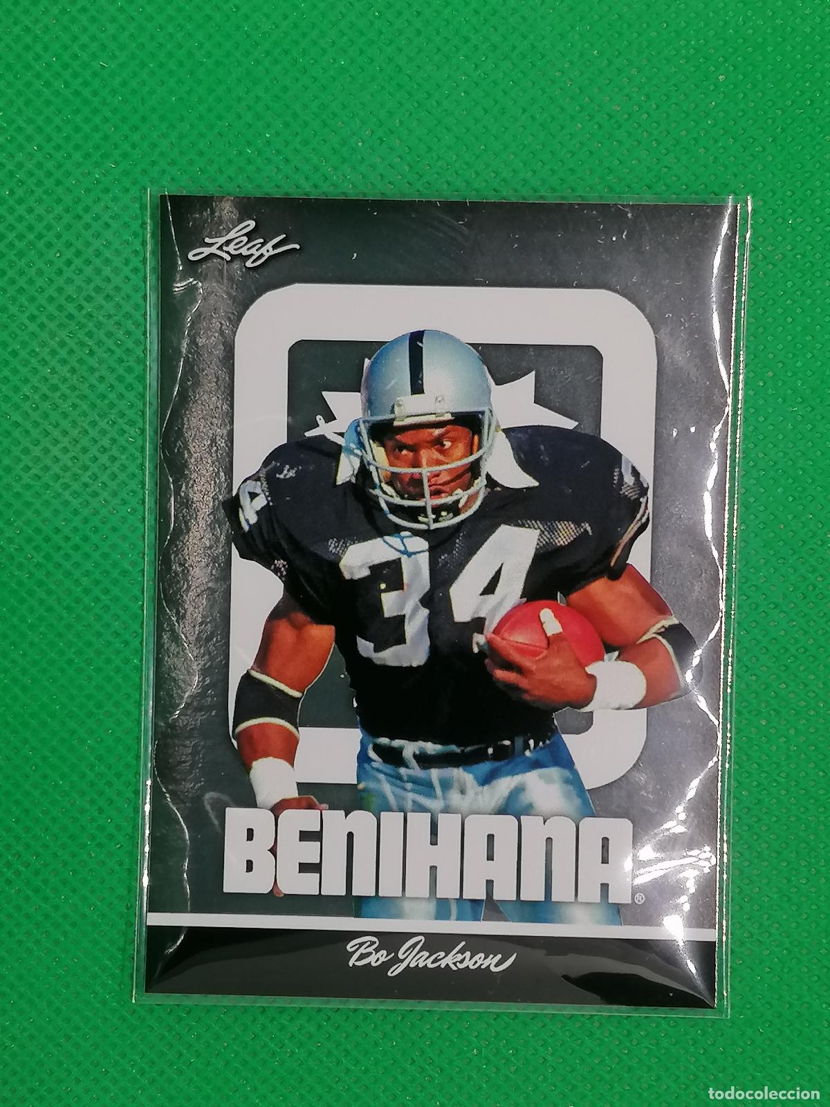 Sellos: 3 BO JACKSON NFL ⚽ LEAF TRADING CARDS BENIHANA SET 26 2026 ⚽