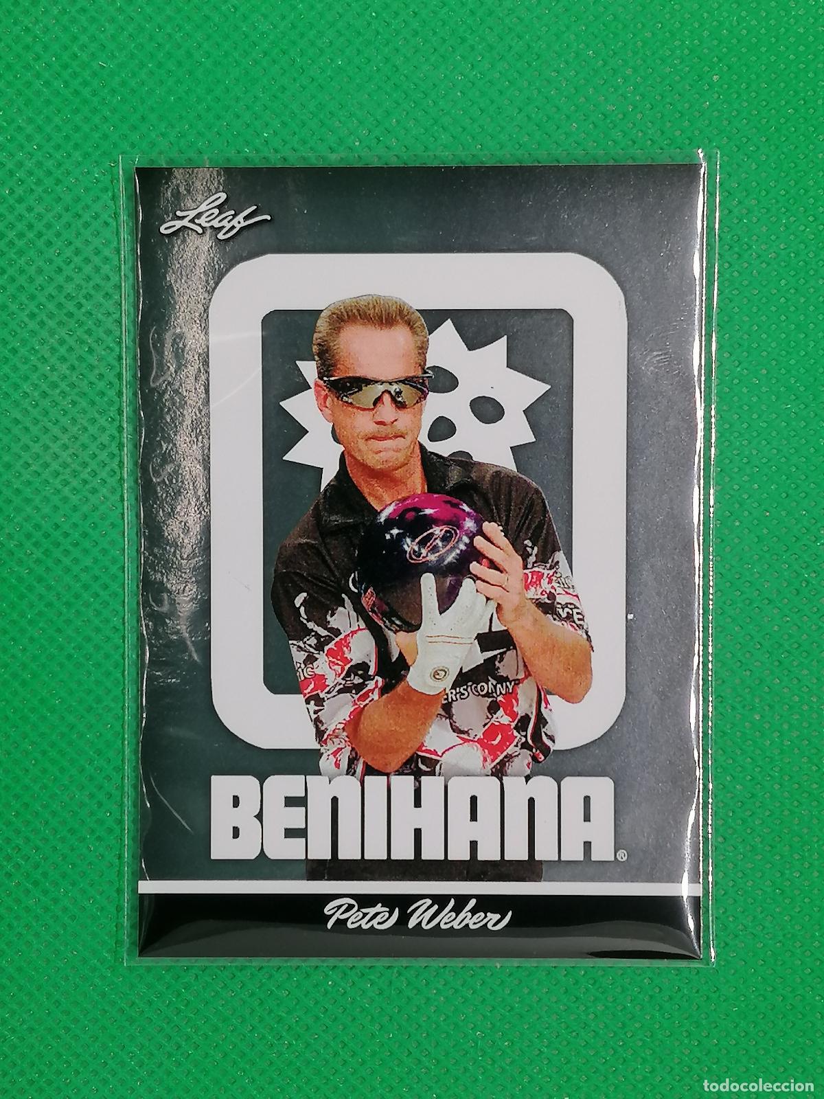 Sellos: 8 PETE WEBER BOWLING ⚽ LEAF TRADING CARDS BENIHANA SET 26 2026 ⚽