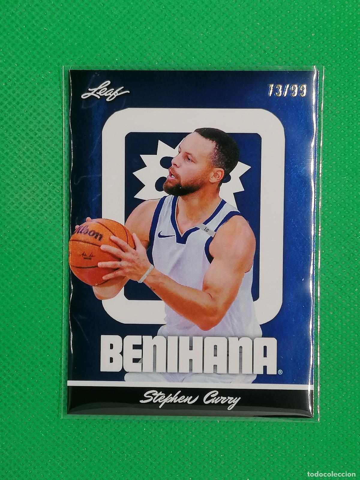 Sellos: 9 STEPHEN CURRY NBA NUMERADA /99 ⚽ LEAF TRADING CARDS BENIHANA SET 26 2026 ⚽