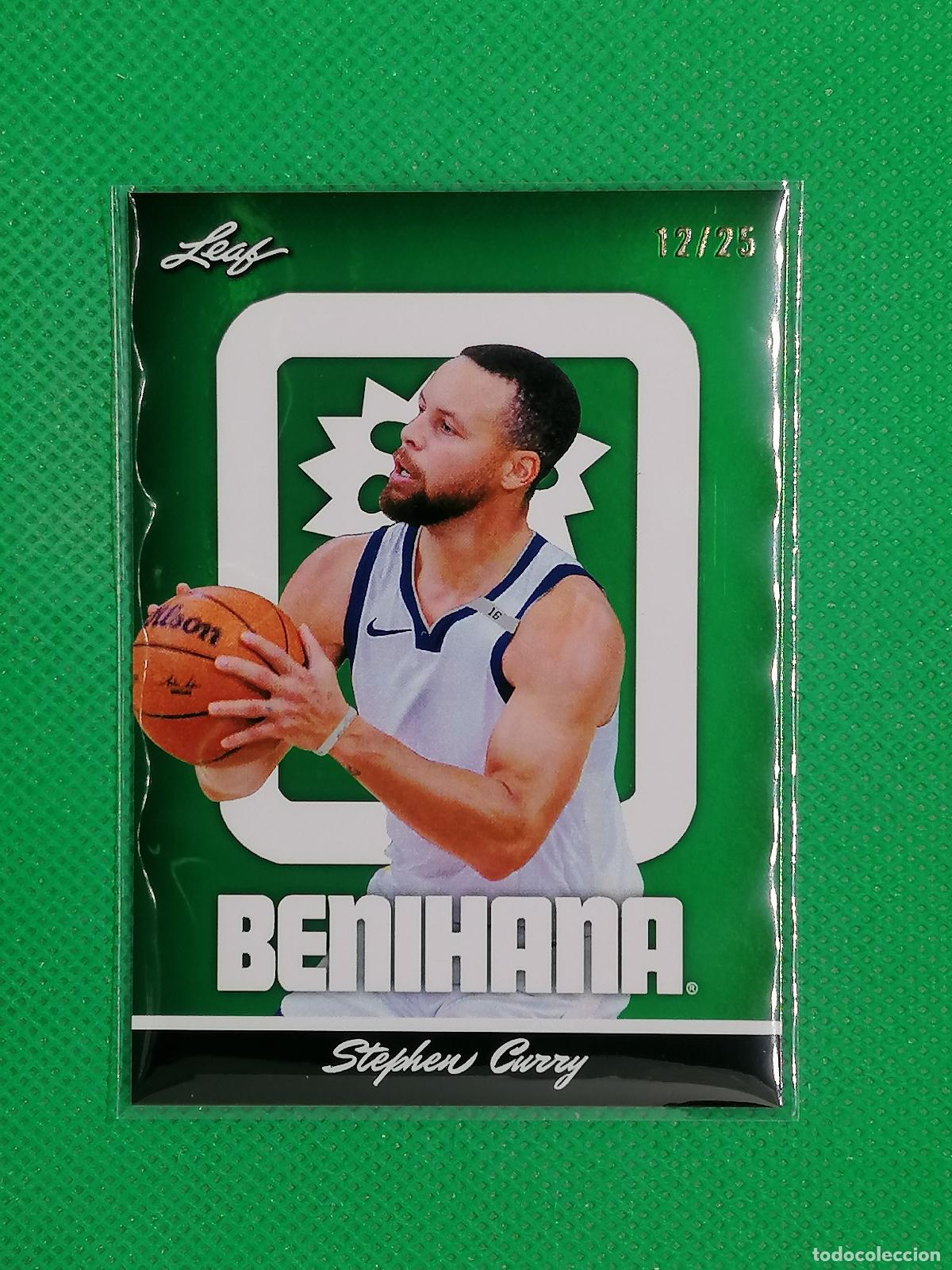 Sellos: 9 STEPHEN CURRY NBA NUMERADA /25 ⚽ LEAF TRADING CARDS BENIHANA SET 26 2026 ⚽