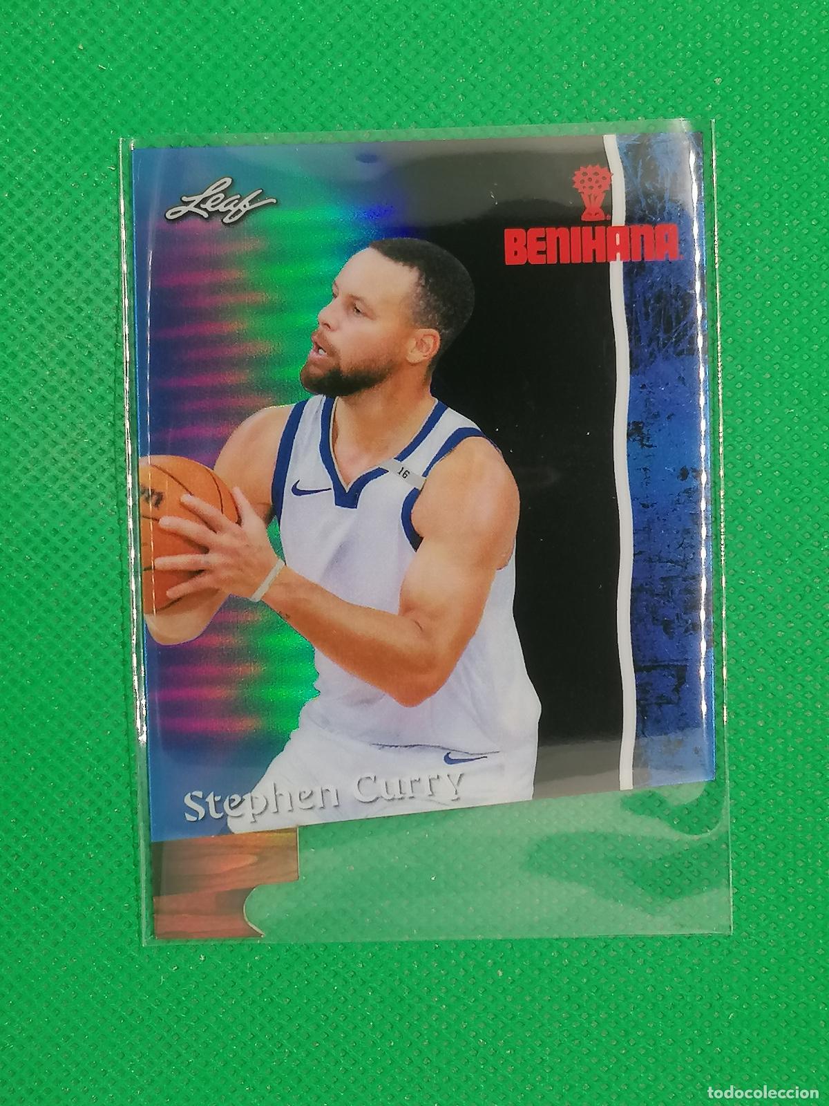 Sellos: 9 STEPHEN CURRY NBA DIE CUT NUMERADA /99 ⚽ LEAF TRADING CARDS BENIHANA SET 26 2026 ⚽