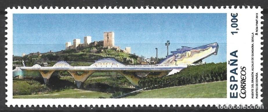 Sellos: ESPA&Ntilde;A - PUENTES DE ESPA&Ntilde;OL - PUENTE DE DRAG&Oacute;N ALCAL&Aacute; DE GUADA&Iacute;RA, SEVILLA - SIN USAR - MNH