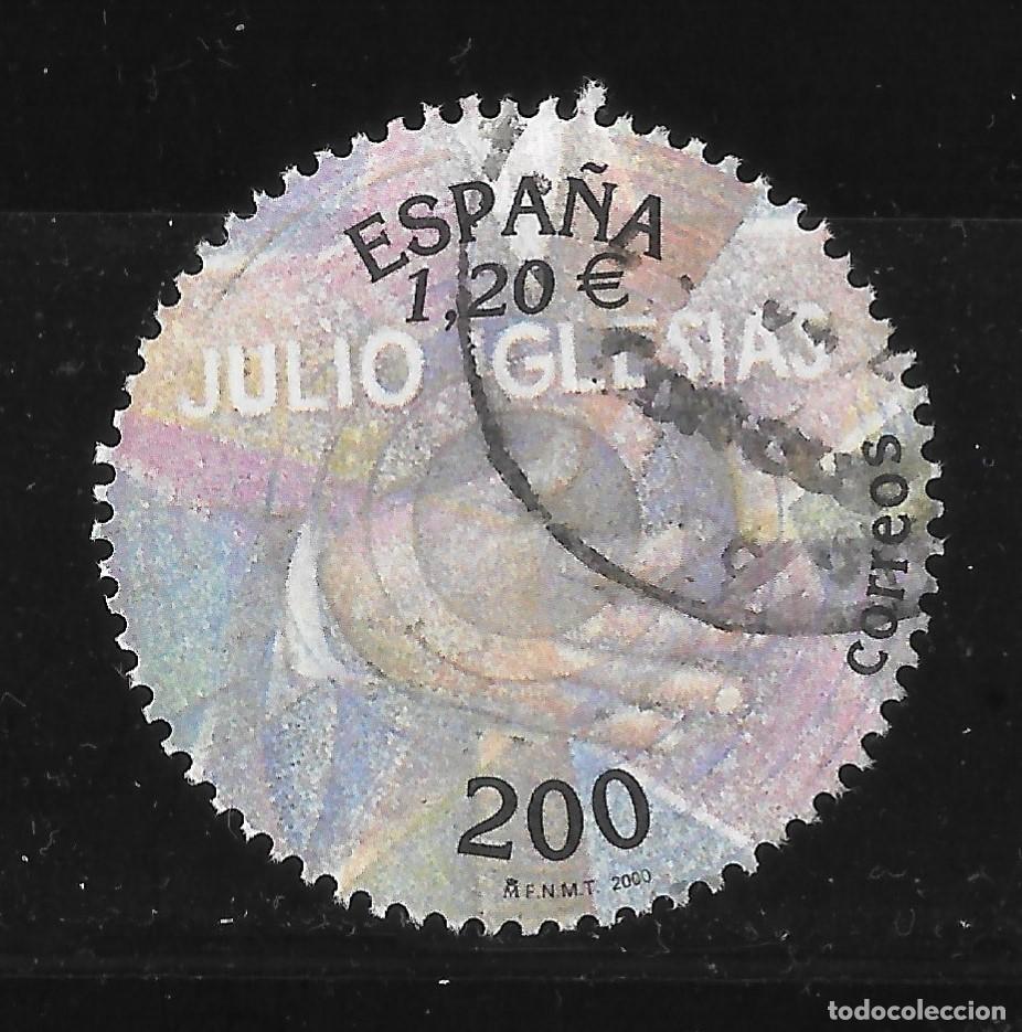 Sellos: ESPA&Ntilde;A 2000 JULIO IGLESIAS EDIFIL SH3757 USADO MATASELLADO ( IMAGEN)
