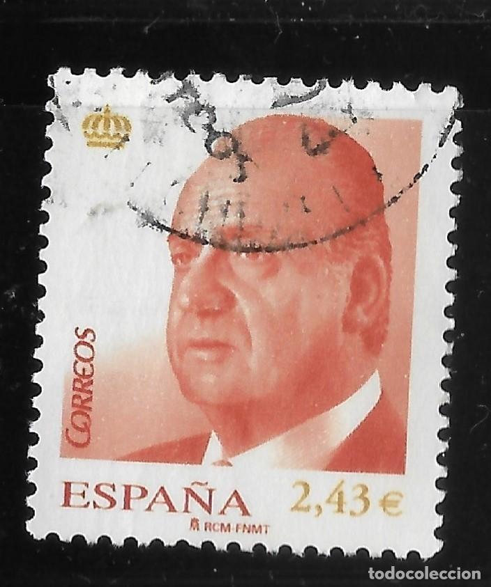 Sellos: ESPA&Ntilde;A 2007 DON JUAN CARLOS 2,43 EUROS USADO EDIFIL 4298 (IMAGEN)