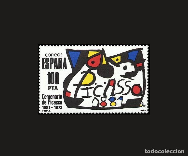 Sellos: Espa&ntilde;a 1981 | Homenaje a Picasso | Ed 2609 - Yv 2237 - Mi 2493 MNH **