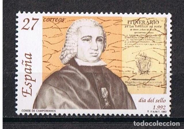 Sellos: 1992 EDIFIL 3154** NUEVO SIN CHARNELA. DIA DEL SELLO (222-6)