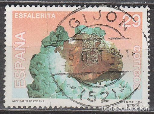 Sellos: Edifil N&ordm; 3284, Minerales: Esfalerita, usado