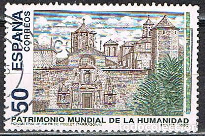 Sellos: Edifil 3276, Monasterio de Poblet (Tarragona) usado