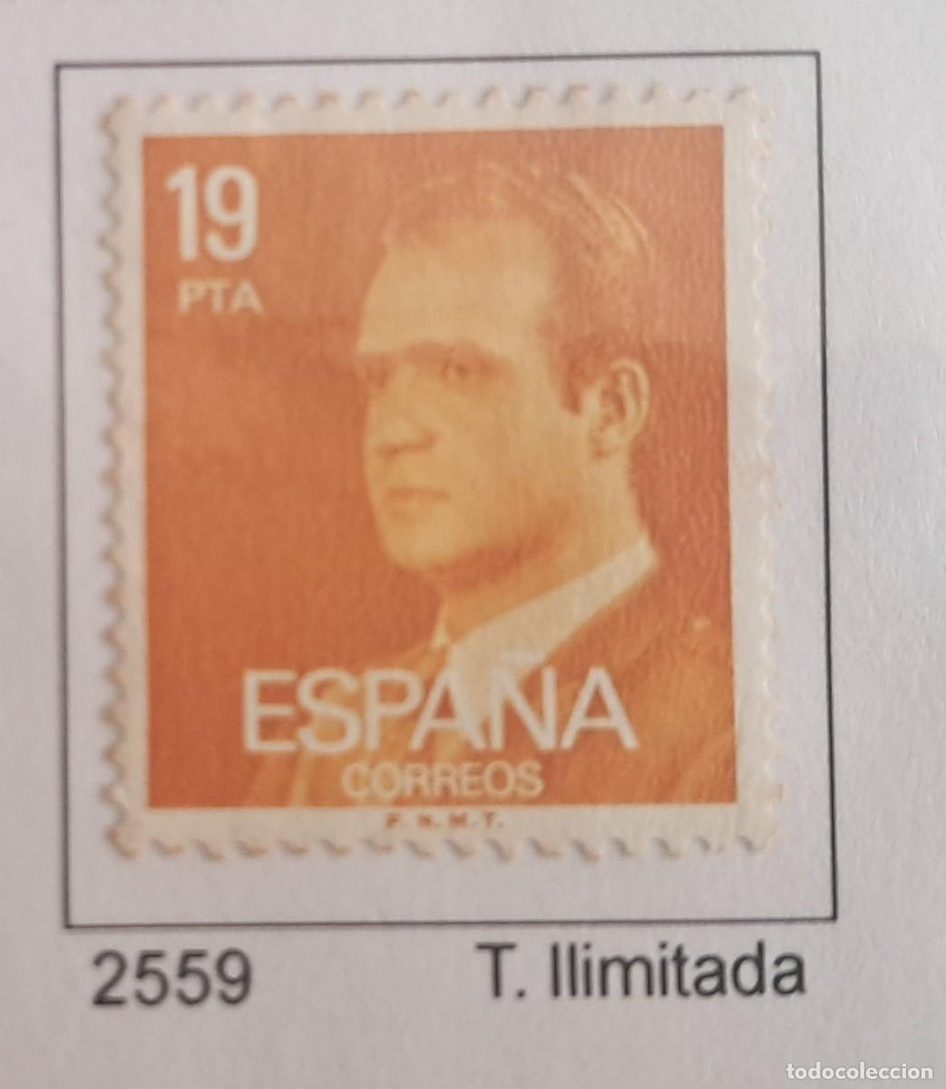 Sellos: Sello Nuevo. Serie B&aacute;sica Rey Juan Carlos. Sello de 19 pesetas.18 de Febrero de 1980. Edifil 2559.