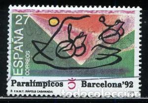 Sellos: 1992 EDIFIL 3192* NUEVO SIN CHARNELA. PARAOLIMPICOS BARCELONA 92 (222-6)