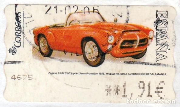 Sellos: 2004 - ATM - PEGASO Z-102 SS P SPYDER SERRA PROTOTIPO 1955 - T 110 - USADO - 5 DIGITOS