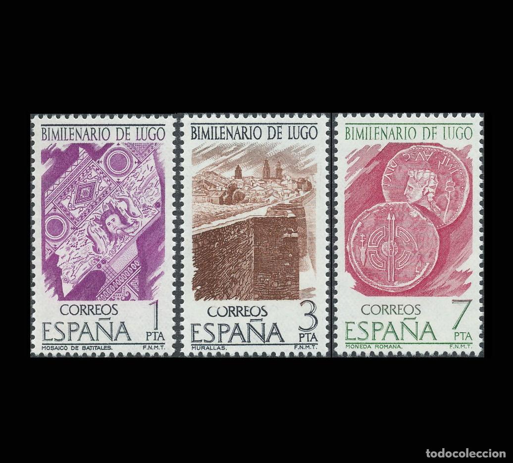 Sellos: Espa&ntilde;a 1976 | Bimilenario de Lugo | Ed 2356/8 - Yv 2002/4 - Mi 2249/51 MNH **