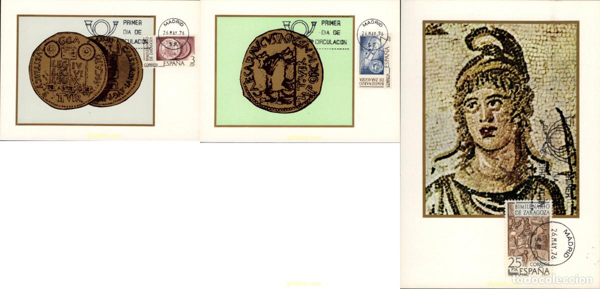 Sellos: 795161 MNH ESPA&Ntilde;A 1976 BIMILENARIO DE ZARAGOZA