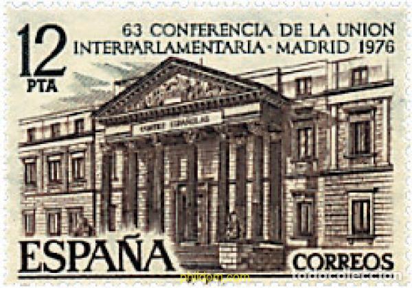 Sellos: 84982 MNH ESPA&Ntilde;A 1976 63 CONFERENCIA DE LA UNION INTERPARLAMENTARIA