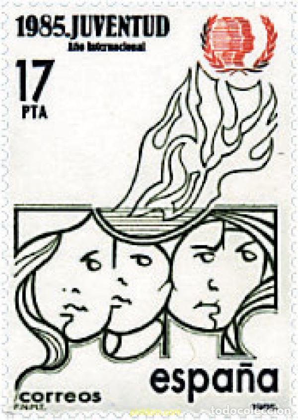 Sellos: 85744 MNH ESPA&Ntilde;A 1985 A&Ntilde;O INTERNACIONAL DE LA JUVENTUD