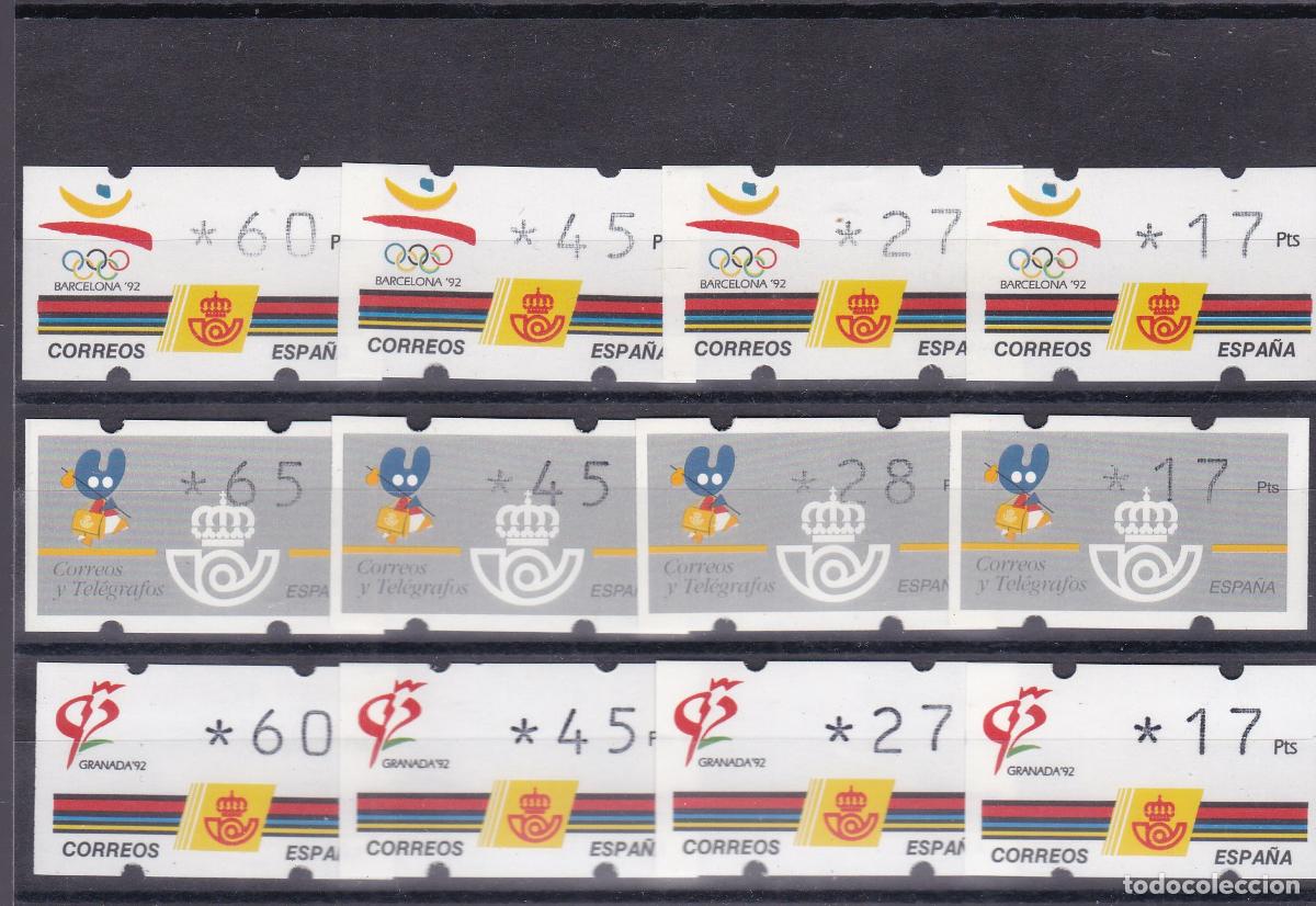 Sellos: FC-270-Lote 3 Series Klussendorf. ** LUJO Barcelona 92, A&ntilde;o Santo y Granada 92
