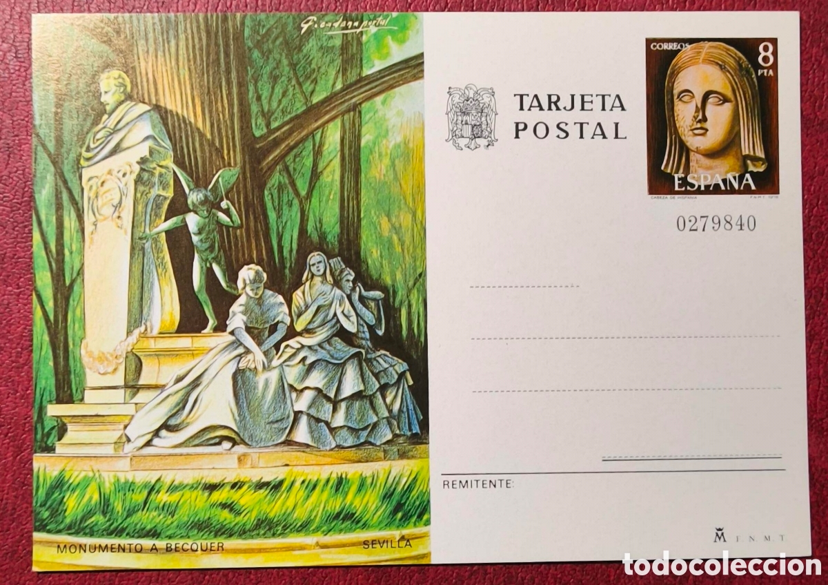 Sellos: Espa&ntilde;a. Entero postal. 1978. Cabeza de Hispania