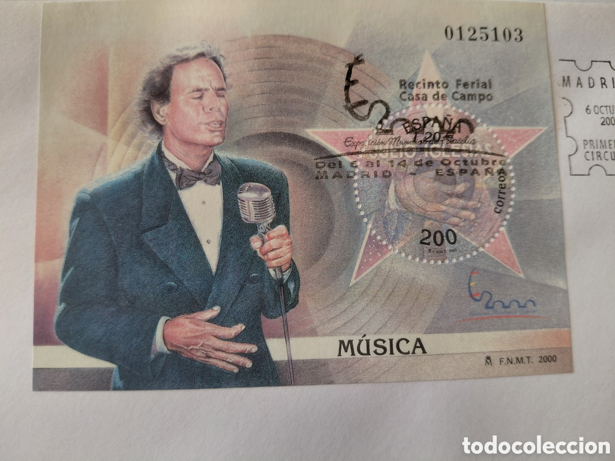 Sellos: SPD julio Iglesias 2000 - Foto 2