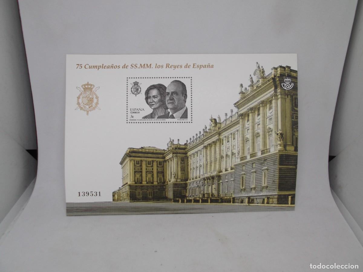 Sellos: Espa&ntilde;a 2013 - 75 Cumplea&ntilde;os de SS.MM. los reyes de Espa&ntilde;a.Nuevo