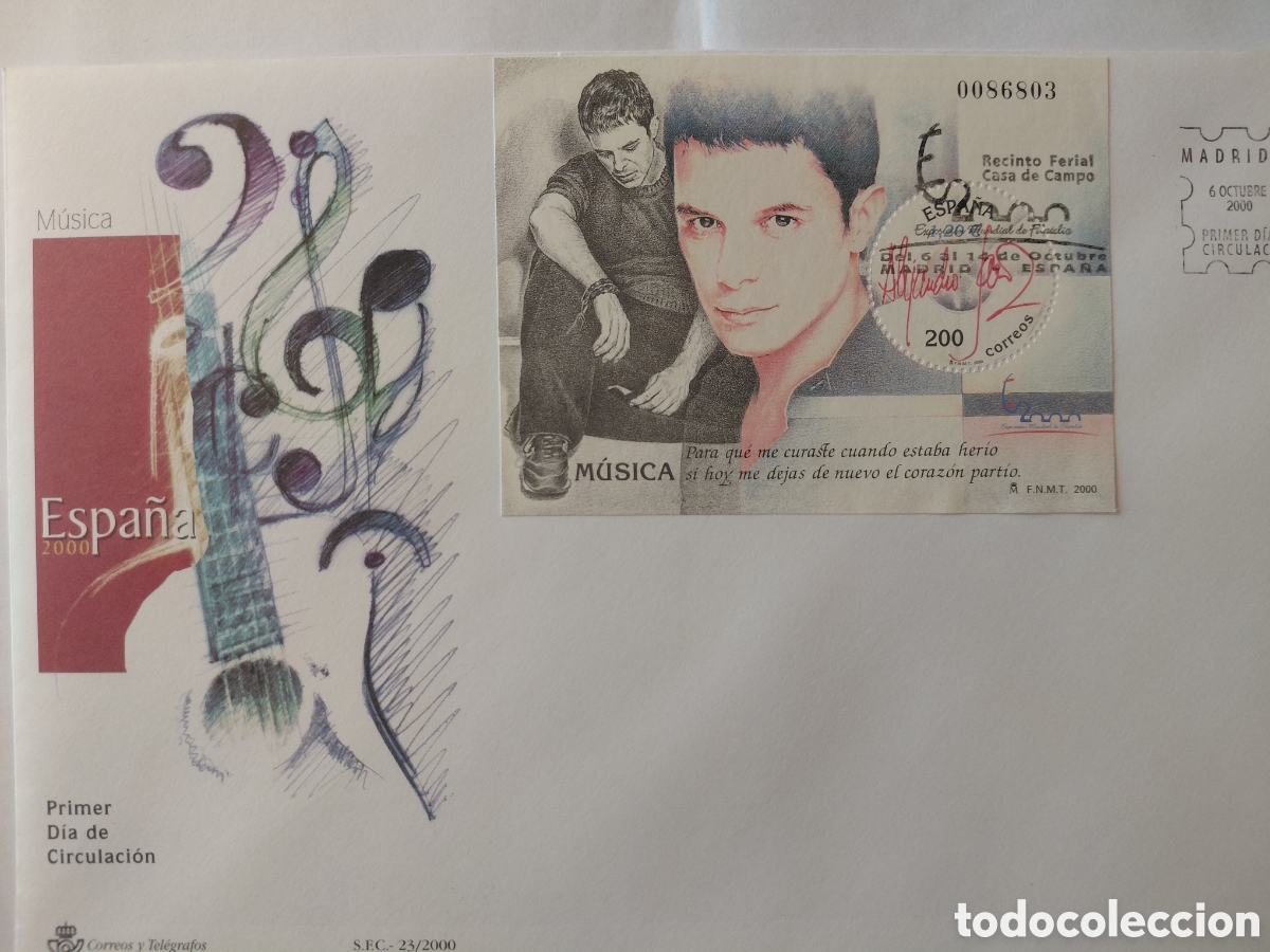 Sellos: SPD Alejandro Sanz 2000 - Foto 1