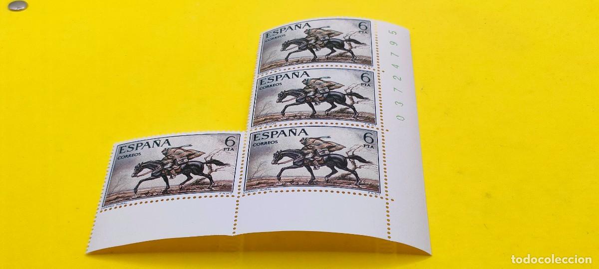 Sellos: Espa&ntilde;a 1976. Edifil 2331. Servicios de Correos. Correo rural. Nuevos. Bloque de 4