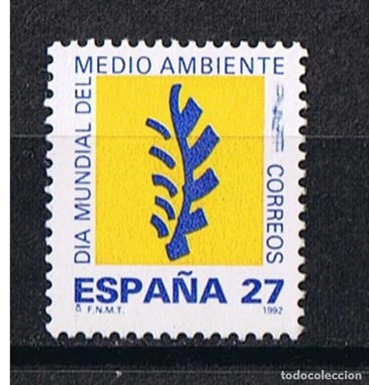 Sellos: 1992 EDIFIL 3210** NUEVO SIN CHARNELA. DIA MUNDIAL MEDIO AMBIENTE (222-6)