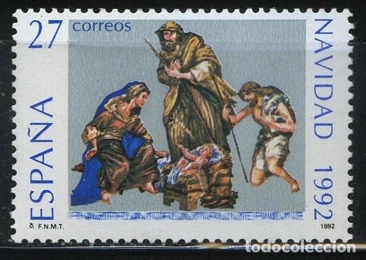 Sellos: 1992 EDIFIL 3227** NUEVO SIN CHARNELA. NAVIDAD (222-6)