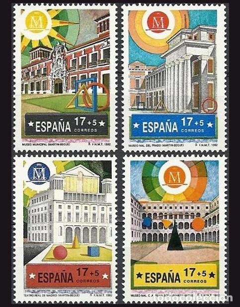 Sellos: 1992 EDIFIL 3228/31** NUEVOS SIN CHARNELA. MADRID CAPITAL EUROPEA (222-6)