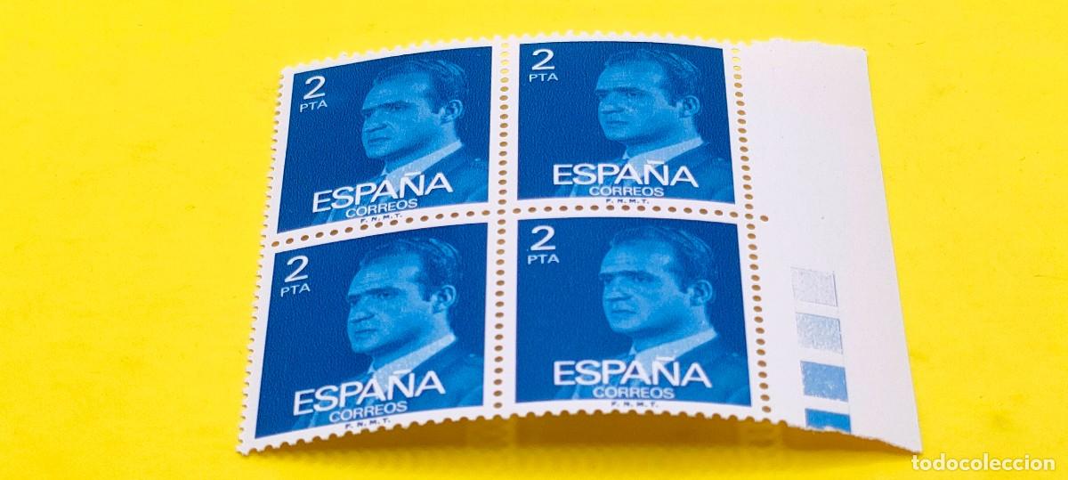 Sellos: Espa&ntilde;a 1976. Edifil 2345. Juan Carlos I. Efigie del Rey. Nuevos. Bloque de 4