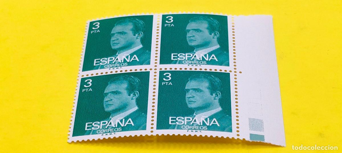 Sellos: Espa&ntilde;a 1976. Edifil 2346. Juan Carlos I. Efigie del Rey. Nuevos. Bloque de 4