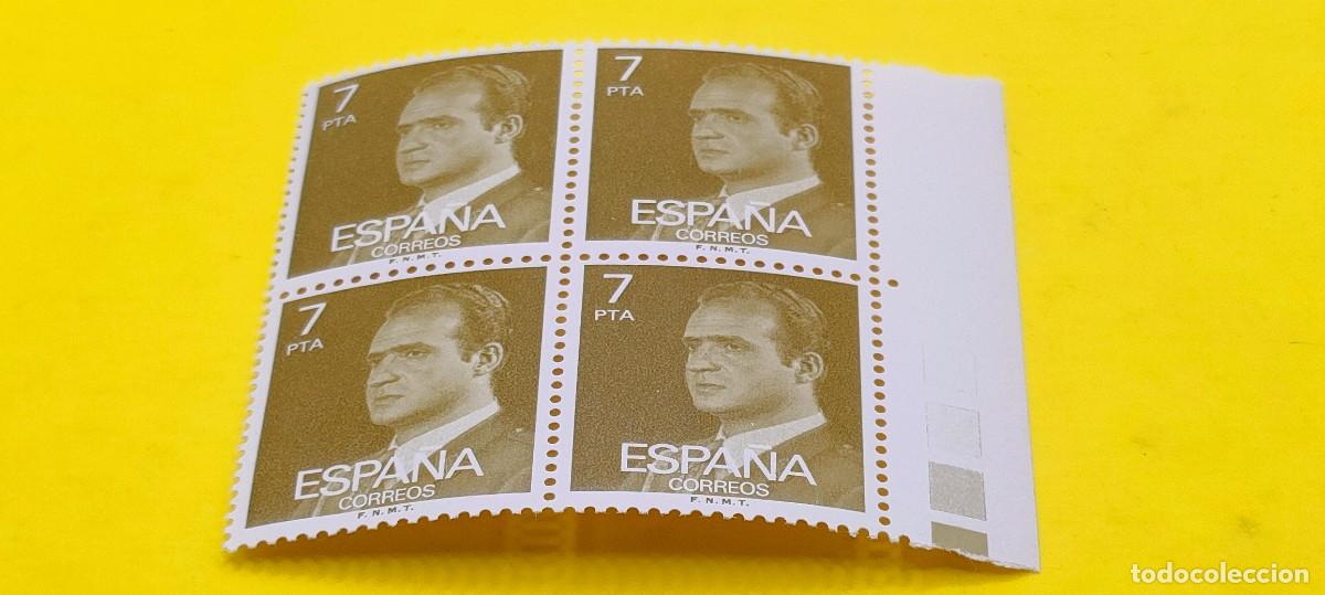Sellos: Espa&ntilde;a 1976. Edifil 2348. Juan Carlos I. Efigie del Rey. Nuevos. Bloque de 4