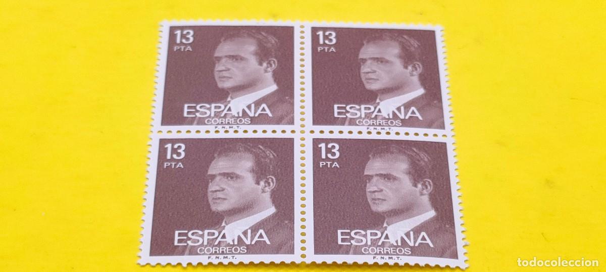 Sellos: Espa&ntilde;a 1981. Edifil 2599. Don Juan Carlos I. Nuevos. Bloque de 4