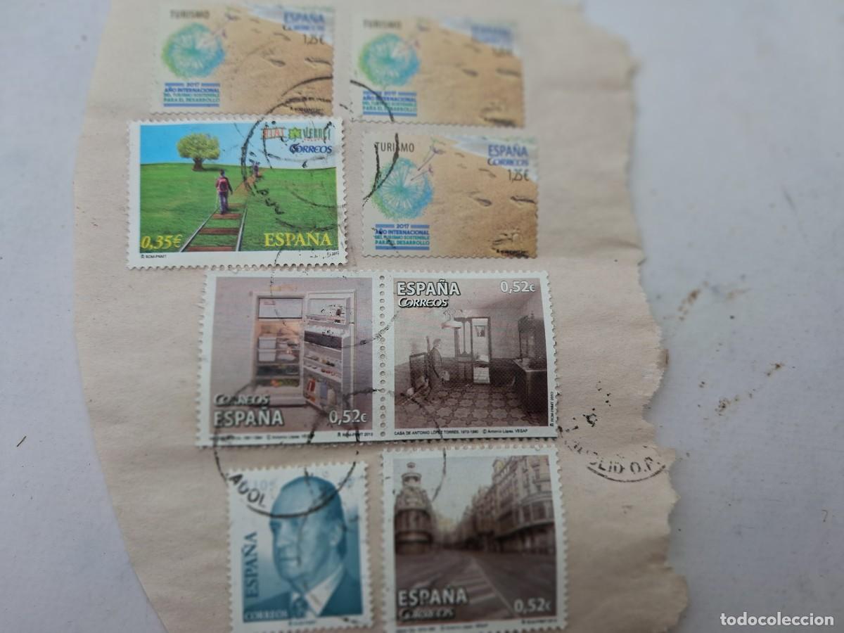 Sellos: Lote 8 sellos Juan Carlos I&ordm;
