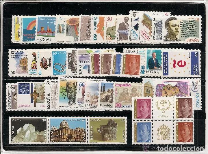 Sellos: ESPA&Ntilde;A. A&Ntilde;O 1995 COMPLETO. NUEVO SIN CHARNELA. SIN EDIFIL 33 (222-6)