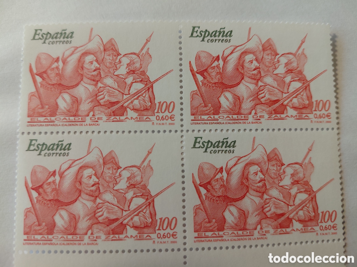 Sellos: Bloque 4x100 pts El alcalde de Zalamea 2000